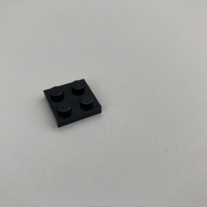 COBI: Plate 2 x 2 - black (czarny)