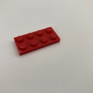 COBI: Plate 2 x 4 - red (czerwony)