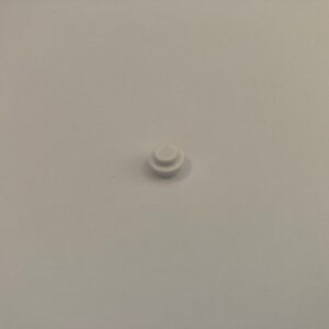 COBI: Plate Round 1 x 1 - white (bialy)