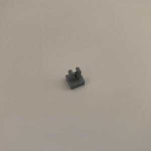 COBI: Tile Modified 1 x 1 with Clip on Top - grey (nowy szary)