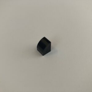 COBI: Slope Curved 3P 1 x 1 - black (czarny)