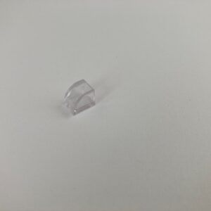 COBI: Slope Curved 3P 1 x 1 - colorless (bezbarwny)