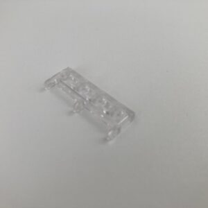 COBI: Hinge Tile 4 x 1 with Pins (Rough Surface) - colorless (bezbarwny)