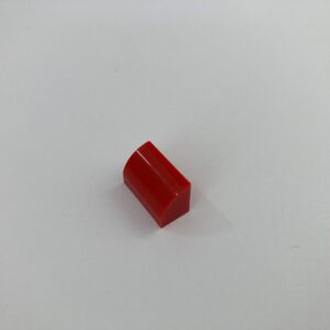 COBI: Slope Curved 3P 1 x 2 - red (czerwony)