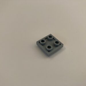 COBI: Plate Modified 2 x 2 with Studs on Both Sides - grey (nowy szary)