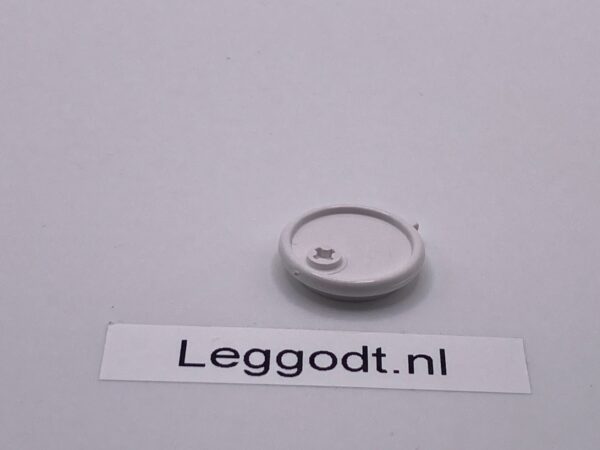 COBI: Tool, Barrel (Open) Lid - white (bialy)