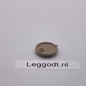 COBI: Tool, Barrel Lid for Barrel (Open) - beige (bezowy)