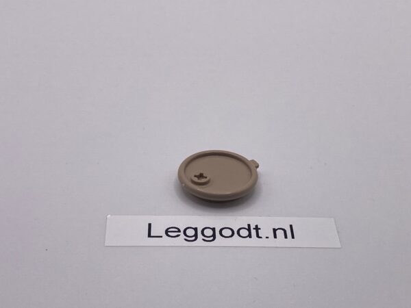 COBI: Tool, Barrel Lid for Barrel (Open) - beige (bezowy)