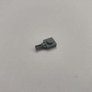 COBI: Plate Modified 1 x 1 with 1 Wheel Holder - grey (nowy szary)