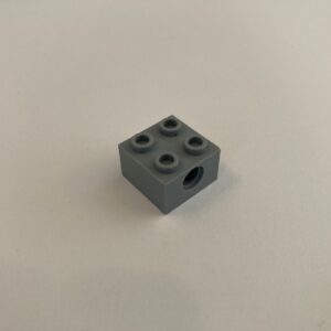 COBI: Technic, Brick 2 x 2 with Axle Hole - grey (nowy szary)