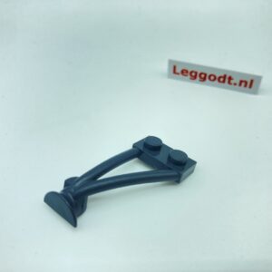 COBI: Support 2 x 4 Right (Wheel Shank) - graphite (grafitowy)