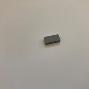 COBI: Tile 1 x 2 (with Solid Pin) - grey (nowy szary)