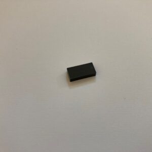 COBI: Tile 1 x 2 (with Solid Pin) - graphite (grafitowy)