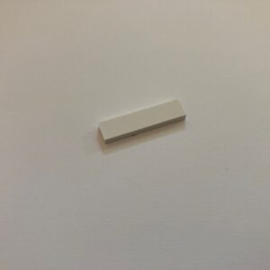 COBI: Tile 1 x 4 (with Solid Pins) - white (bialy)