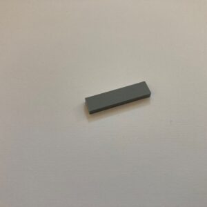 COBI: Tile 1 x 4 (with Solid Pins) - grey (nowy szary)