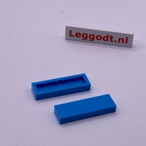 COBI: Tile 1 x 3 without Groove (without Pins) - light blue (jasnoniebieski)