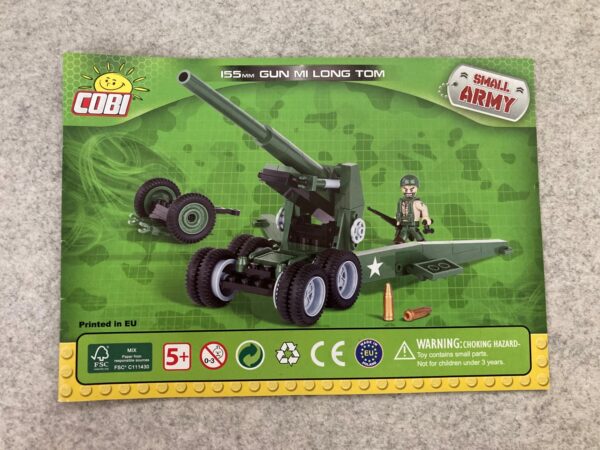COBI: Instructions: 155mm GUN MI LONG TOM