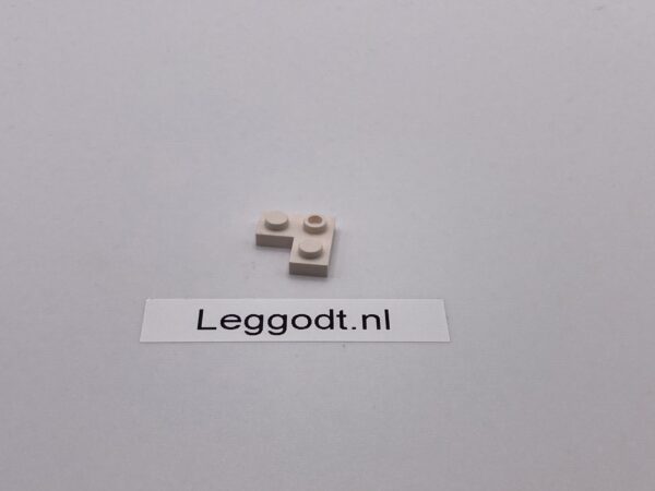 LASER PEGS: Plate 2 x 2 Corner - white