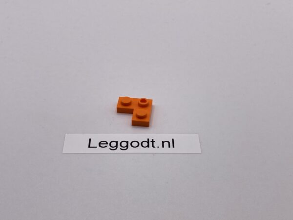 LASER PEGS: Plate 2 x 2 Corner - orange