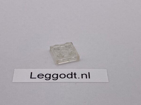 LASER PEGS: Plate 2 x 2 - trans-clear