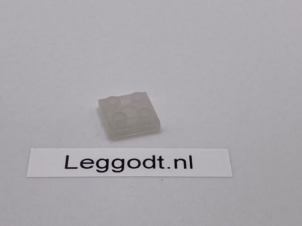 LASER PEGS: Plate 2 x 2 - milky white