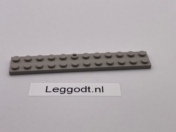 LASER PEGS: Plate 2 x 12 - light grey