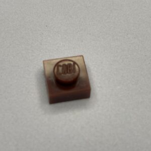 COBI: Plate 1 x 1 - dark brown (ciemny braz)
