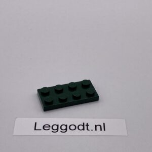 COBI: Plate 2 x 4 (with Mold Pip Side) - dark green (ciemnozielony)
