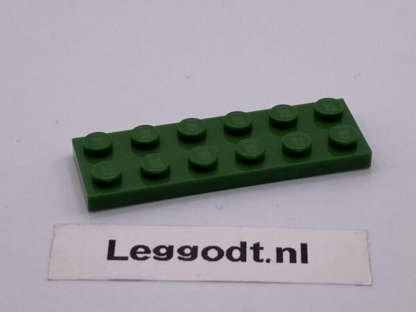 COBI: Plate 2 x 6 - olive (oliwka)