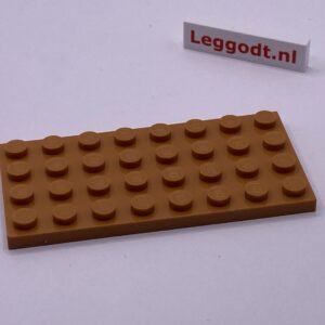 COBI: Plate 4 x 8 - light brown (jasnobrazowy)