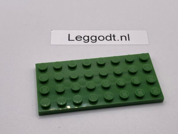 COBI: Plate 4 x 8 - olive (oliwka)