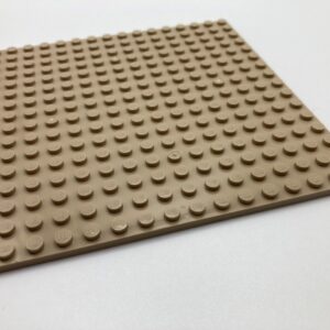 COBI: Plate 16 x 16 with Cross Supports - beige (bezowy)