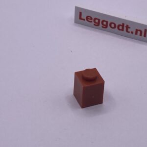 COBI: Brick 1 x 1 - dark orange (ciemnopomaranczowy)