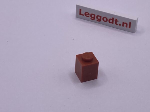 COBI: Brick 1 x 1 - dark orange (ciemnopomaranczowy)
