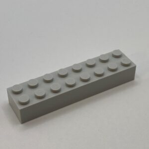 COBI: Brick 2 x 8 (with Mold Pip Side) - light grey (jasno szary)
