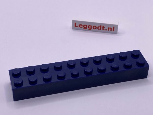 COBI: Brick 2 x 10 - dark blue (ciemny niebieski)