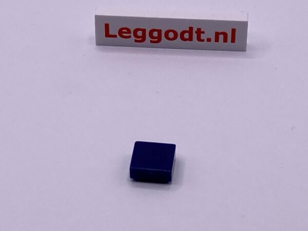 COBI: Tile 1 x 1 with Groove - dark blue (ciemny niebieski)