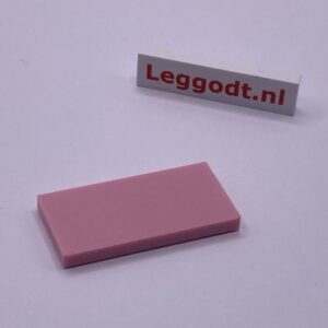 COBI: Tile 2 x 4 with Groove - pink (rózowy)