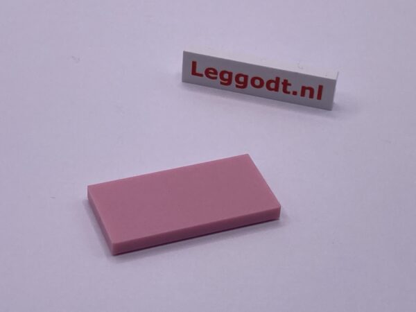 COBI: Tile 2 x 4 with Groove - pink (rózowy)