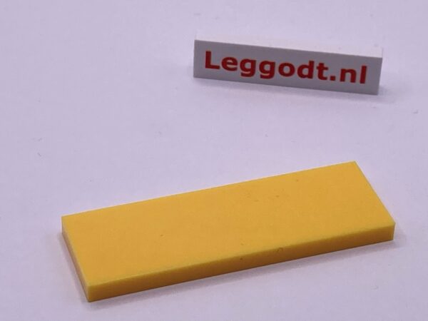 COBI: Tile 2 x 6 without Groove - bright light yellow (jasny jasnozolty)