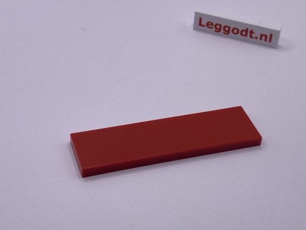 COBI: Tile 2 x 7 without Groove – red (czerwony) – Leggodt.nl