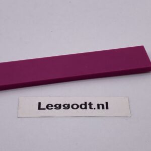 COBI: Tile 2 x 10 without Groove - dark pink (ciemny róz)