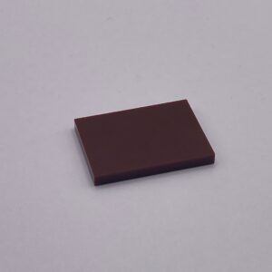 COBI: Tile 3 x 4 without Groove - dark brown (ciemny braz)
