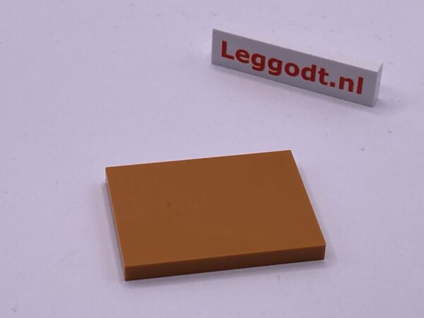 COBI: Tile 3 x 4 without Groove - medium orange