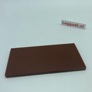 COBI: Tile 4 x 8 without Groove - dark brown (ciemny braz)
