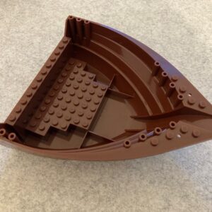 COBI: Ship, Prow 18 x 16 x 4 2/3 - dark brown (ciemny braz)