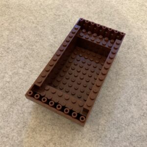 COBI: Ship, Mid 8 x 16 x 4 2/3 - dark brown (ciemny braz)