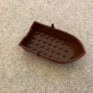 COBI: Ship, Rowboat - dark brown (ciemny braz)