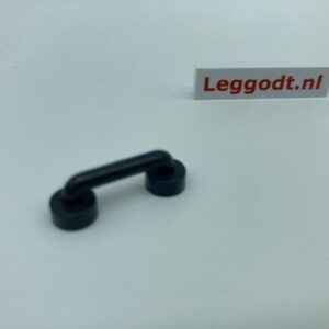 COBI: Bar L23.8mm (3 Pivots) with 2 Pivot Receptacles - graphite (grafitowy)