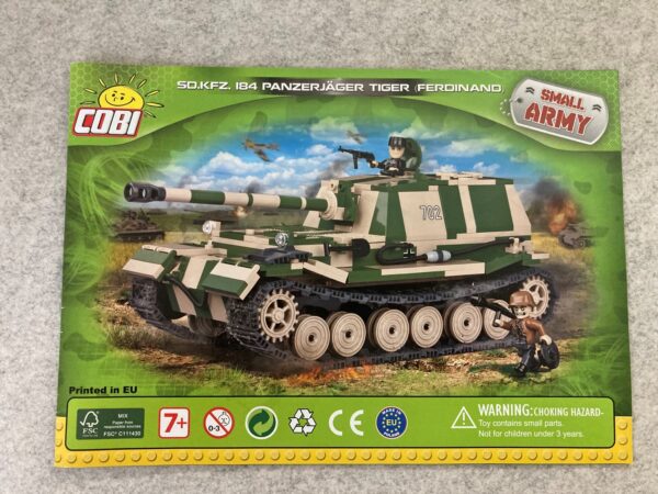 COBI: Instructions: SD.KFZ. 184 PANZERJÄGER  TIGER (FERDINAND)